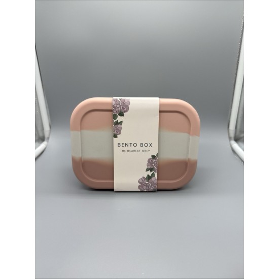 Lunch Box Bento Pink White