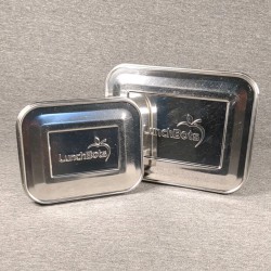 Set Box Lunch Bento Food Container Food Metal Cinco Tres Compartment