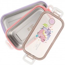 Box Lunch Kids Bento Stainless Steel Double Layer Box Lunch Dibujos Animados Bento