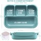Box Lunch Bento Adults, Food Container Adults Hombres Mujeres 4 Compartment