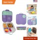 Lunch Box Grandes Comedores Todas Las Edades - Box Bento Leakproof 8,5 Tazas 4 Compa
