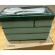 Lunch Box Stackable Antiadherente Green 3 Layer Bento Compartment 1450