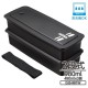 Box Lunch Thermos Bento 2 Layer Fresca 980 Black Plateada Djs-981w