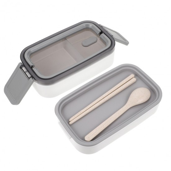 1 Set Box Bento Double Layer Separacion Food Box Bento Portable Sellada