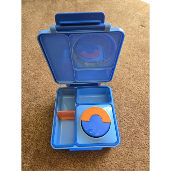 Lunch Box Aislada Omie Bento Kids - Blue Inserto Insulated