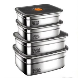 Lunch Box Stainless Steel Leakproof Bento Box Food Container Food Eco-friendly Escuela Office
