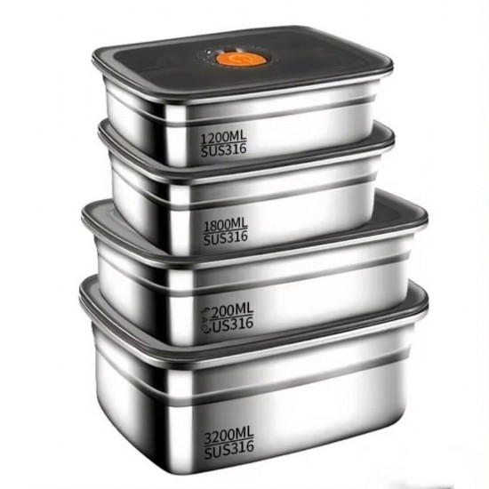 Lunch Box Stainless Steel Leakproof Bento Box Food Container Food Eco-friendly Escuela Office