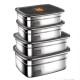 Lunch Box Stainless Steel Leakproof Bento Box Food Container Food Eco-friendly Escuela Office