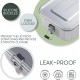 Fluniglobal Box Bento Stainless Steel I 1400ml I 2 Compartment Extraible