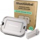 Fluniglobal Box Bento Stainless Steel I 1400ml I 2 Compartment Extraible