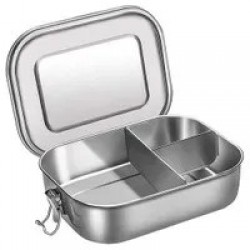 Bento Lunch Box Metal Lunch Containers Leakproof Container Bento Box 1400ml Dishwasher Safe Bpa Free Stainless Lid