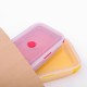 Silicone Folding Bento Box Collapsible Portable Lunch Box for Food Dinnerware