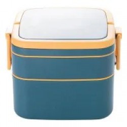 Insulated Japanese Bento Box, Microwave-safe Plastic Lunch Container with Handles, Multi-layer Leak-proof Design