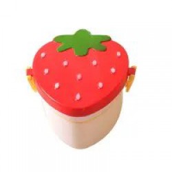 Strawberry Lunch Box Double Tier Cute Bento Lunchbox Microwave Food Container