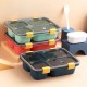 Portable Outdoor Bento Box Food Storage Containers Leak-proof Lunch Box for Kids Microwaveable Breakfast Boxes with Insulation Bags