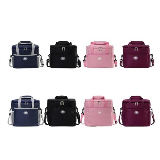 Container Large Capacity Handbag Insulated Lunch Bag Lunch Box Hot Cold Freezer Bags for Women Men Iay
