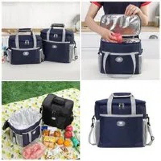Container Large Capacity Handbag Insulated Lunch Bag Lunch Box Hot Cold Freezer Bags for Women Men Iay
