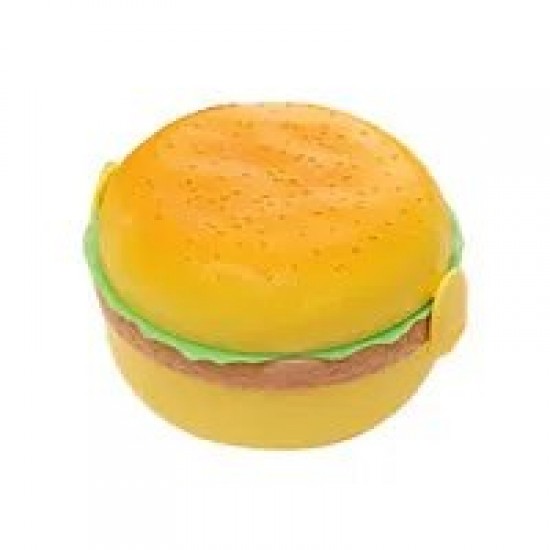 Hamburger Shape Lunch Box Double Layer Cute Burger Bento Box Food Container Set