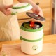 Durable Nonrust Steel Lunch Box Leak Resistant for Picnics Daily Commutes