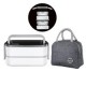 Double Layer Stainless Steel Heated Lunch Box Sealed Insulated Bento Container