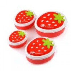 4 Pieces Plastic Food Storage Containers with Lids Set Leakproof Meal-prep Containers Stackable Lunch Boxes Bpa-free