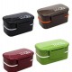 New Lunch Box Bpa Free Large Capacity 1400ml Double Layer Bento Food Container