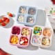 Versatile Snacks Organizer Box with Clear Lid Lunch Box for School and Office