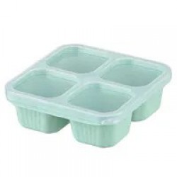 Versatile Snacks Organizer Box with Clear Lid Lunch Box for School and Office