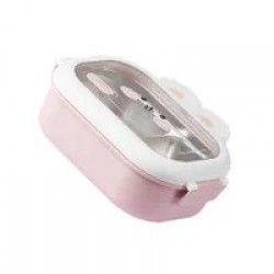 Rabbit Decorated Meal Container Multi Compartment Rabbit Lunch Box for Children Stable Stainless Steel Container
