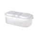 2 Food Container Lunch Fruit Snacks Storage Box Refrigerator Crisper with