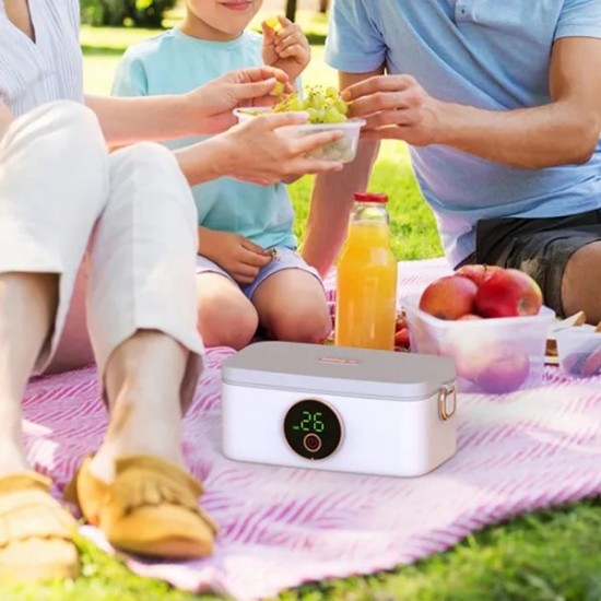 Portable Electric Lunch Box Food-heater Lunch Warmer with 1l Removable Container