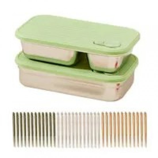 Portable Picnics Lunch Box 304 Stainless Steel Outdoor Lunchbox Bentos Container