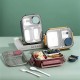Stainless Steel Lunch Box with Sealed Dividers Leak Proof Food Storage Container Segmented Dinnerware for Everyday Use