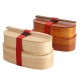 Wooden Japanese-style Lunch Box Simple Log Multi-purpose Household Items