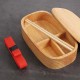 Wooden Japanese-style Lunch Box Simple Log Multi-purpose Household Items
