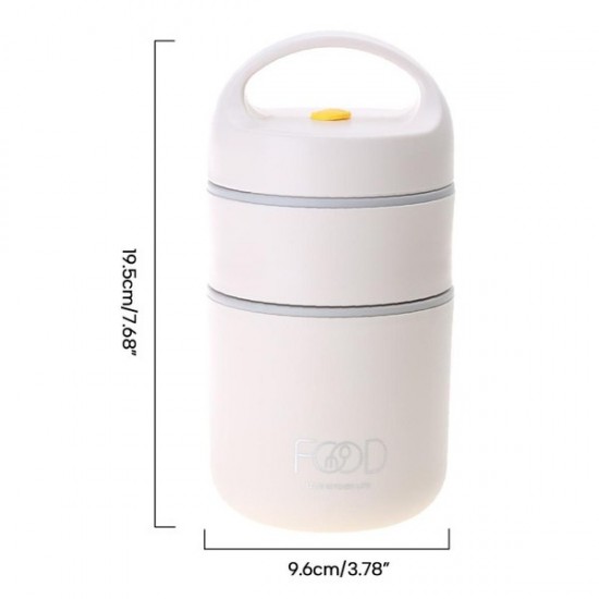 Stackable Bento Lunch Box Stainless Steel Leakproof Food Storage Container Thermal-insulated Bento Box Lunch Bag