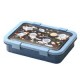 Educational Animal Pattern Lunch Box Shatters Proof Materials 1500ml Capacity Box