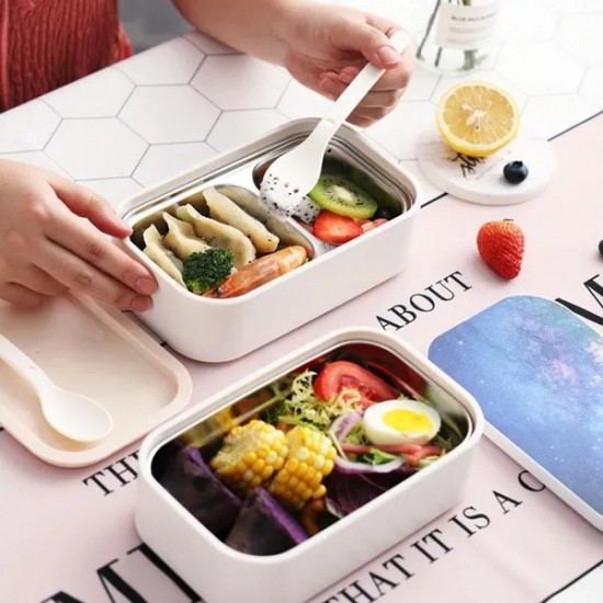 Thermal Insulation Lunch Box Portable Lunch Box Storage Bento Boxes for Kids