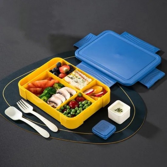 1pcs 1300ml Bento Box Lunch Box Microwave Dinnerware Food Storage Container Bento Lunch