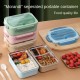 Bento Lunch Box Leak-proof 2/3 Compartment Lunch Containers for Adults and Kids