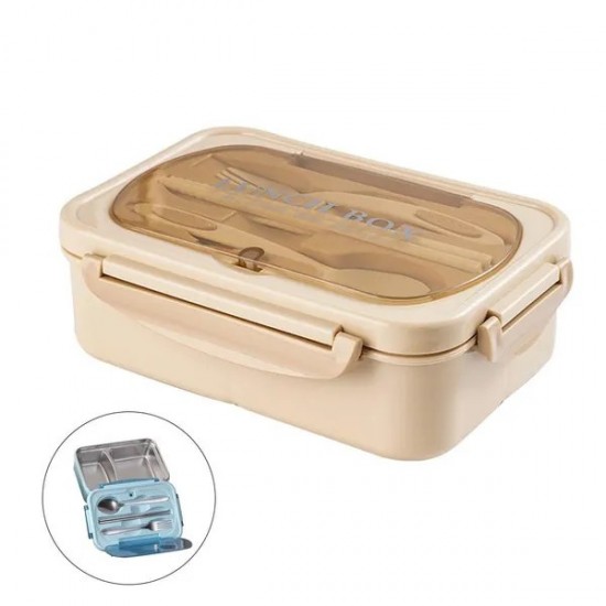 Bento Lunch Box Leak-proof 2/3 Compartment Lunch Containers for Adults and Kids